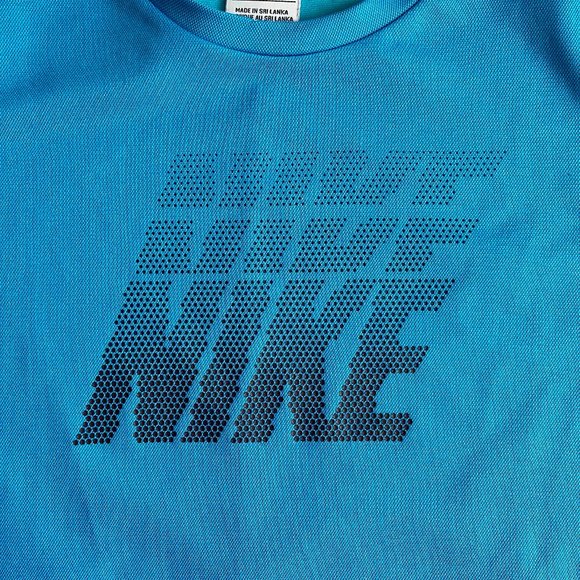 Nike Kids' Imperial Blue Dri-FIT Logo Graphic Tee - Picture 9 of 12